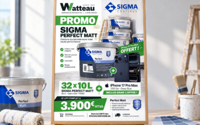 Sigma Perfect Matt blanche : l’offre pensée pour les gros chantiers
