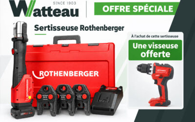 ROTHENBERGER ROMAX 4000 AMPShare + visseuse offerte