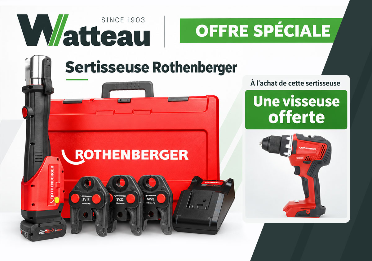 rothenberger-romax-4000-ampshare-visseuse-offerte-watteau